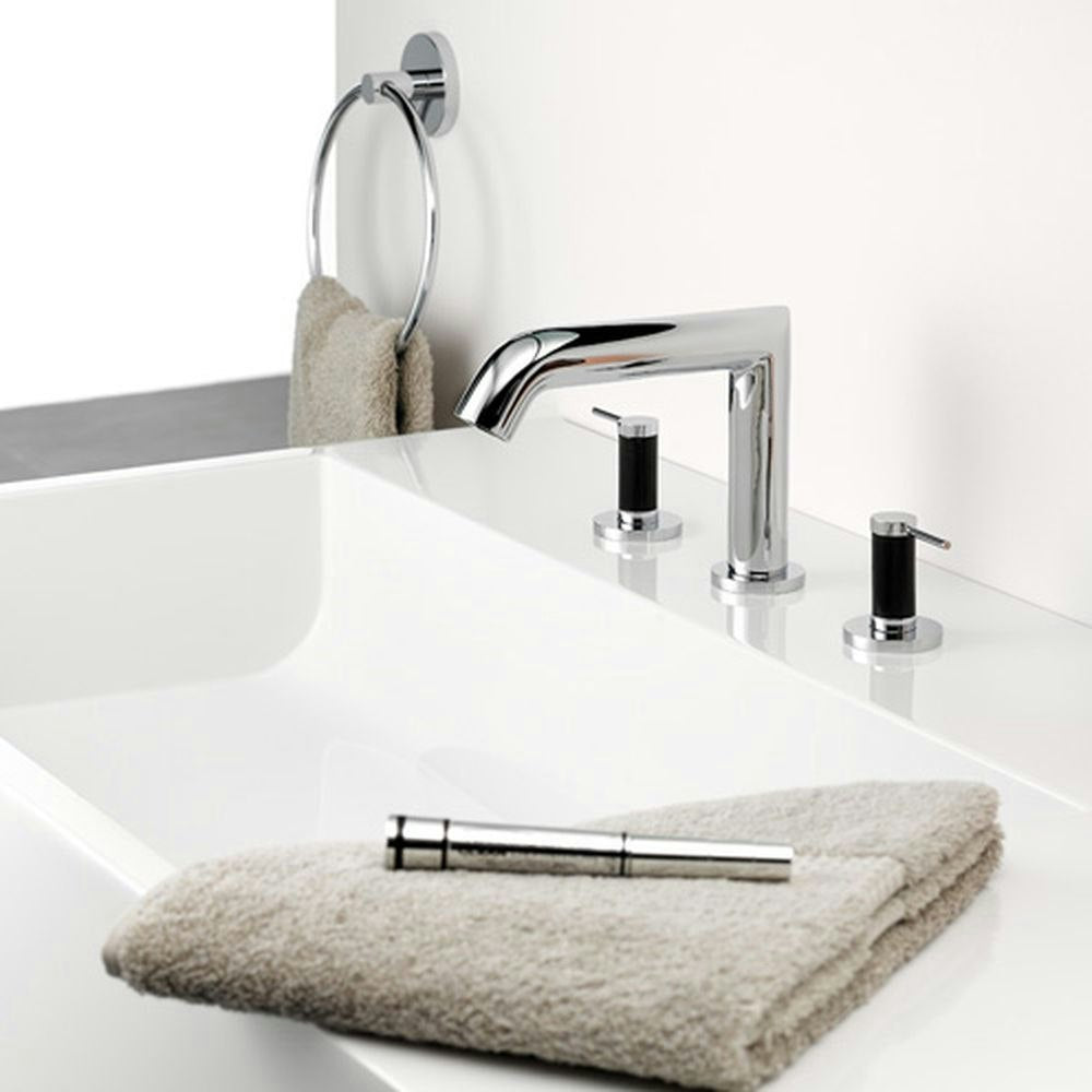 chrome polished faucet
