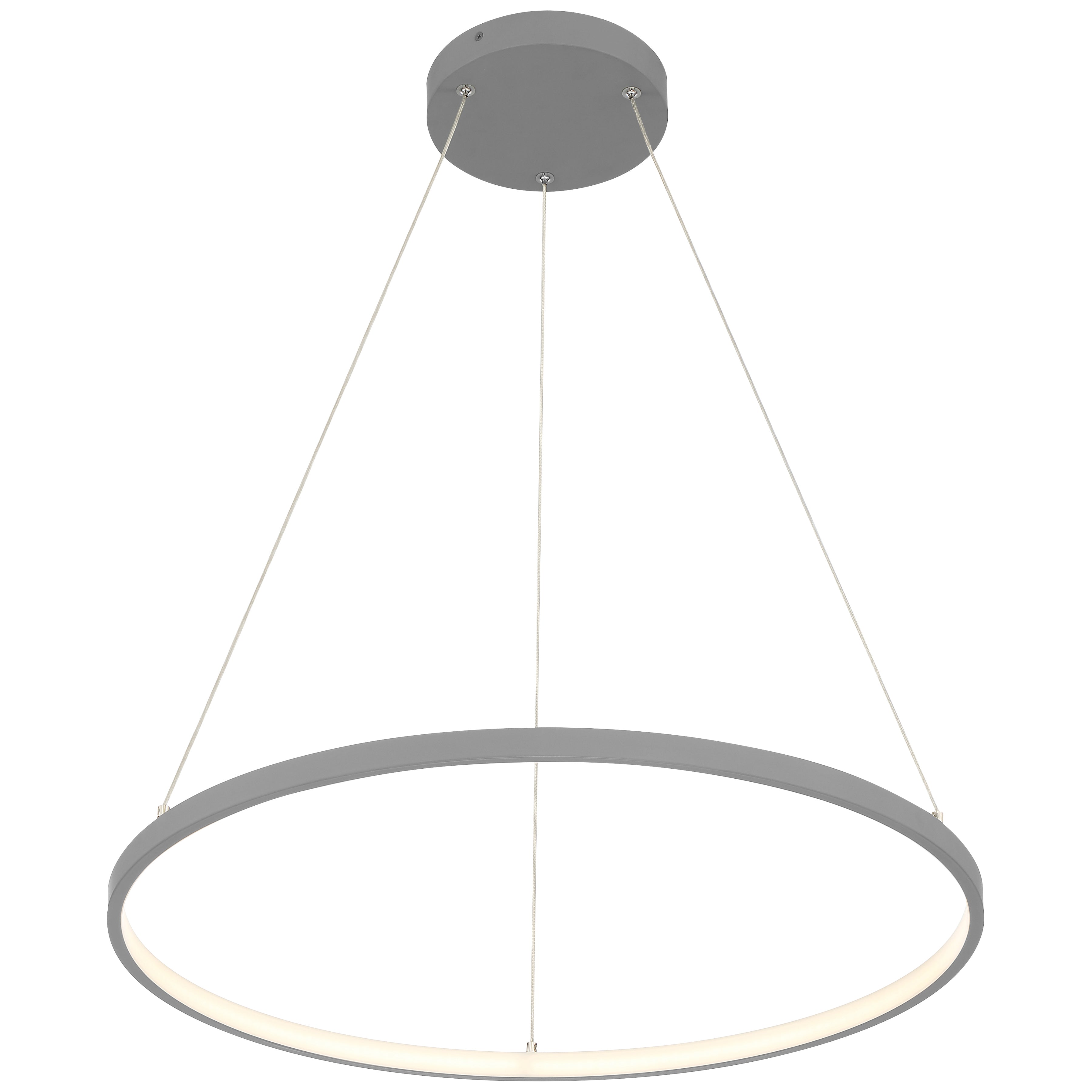 gray dual voltage led pendant