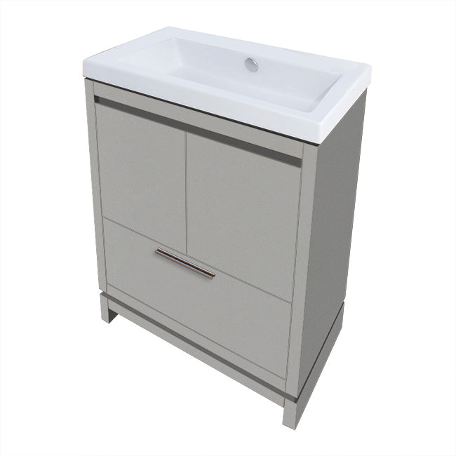 Lacava Aquaquattro 24" Floor Standing Vanity by Lacava