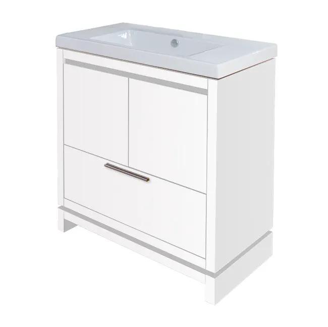 Lacava Aquaquattro 32" Floor Standing Vanity by Lacava