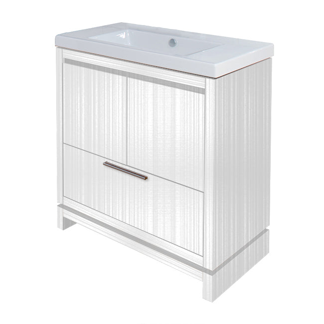 Lacava Aquaquattro 32" Floor Standing Vanity by Lacava