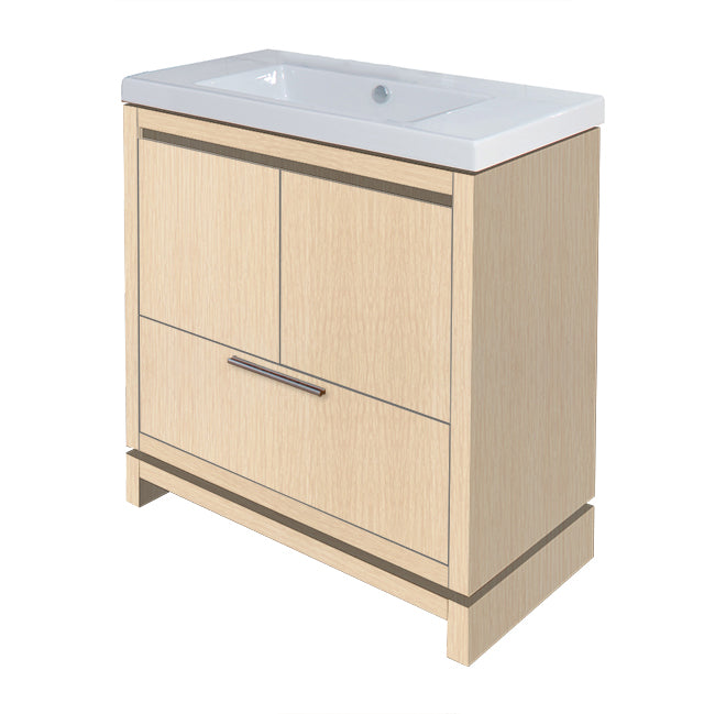 Lacava Aquaquattro 32" Floor Standing Vanity by Lacava