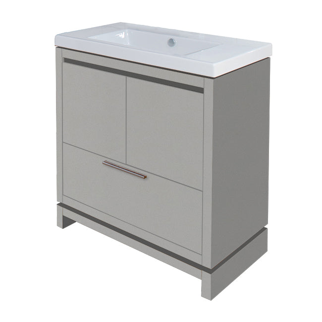 Lacava Aquaquattro 32" Floor Standing Vanity by Lacava