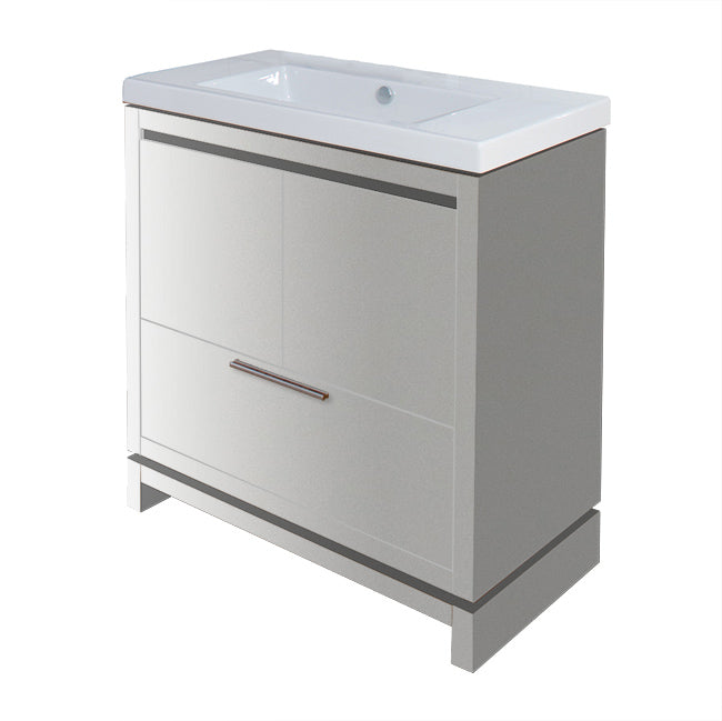 Lacava Aquaquattro 32" Floor Standing Vanity by Lacava