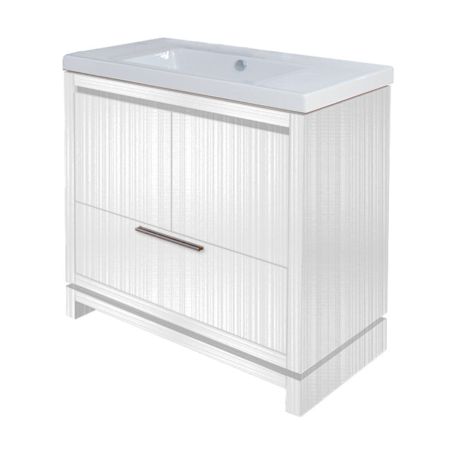 Lacava Aquaquattro 40" Floor Standing Vanity by Lacava