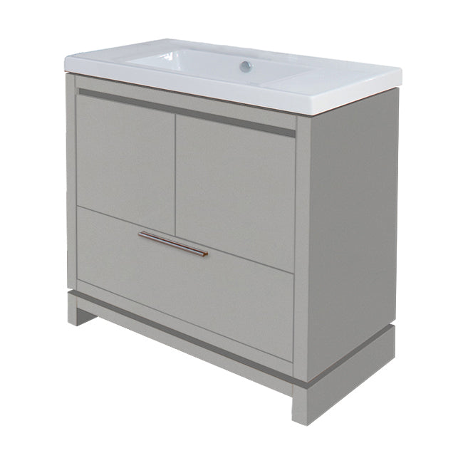 Lacava Aquaquattro 40" Floor Standing Vanity by Lacava
