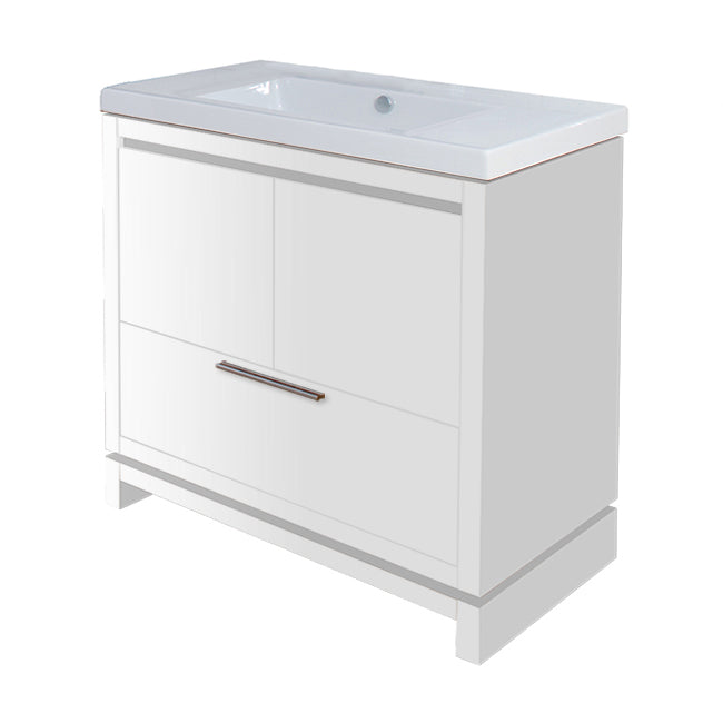 Lacava Aquaquattro 40" Floor Standing Vanity by Lacava