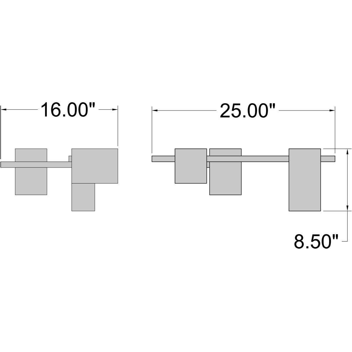 matte black led flush mount