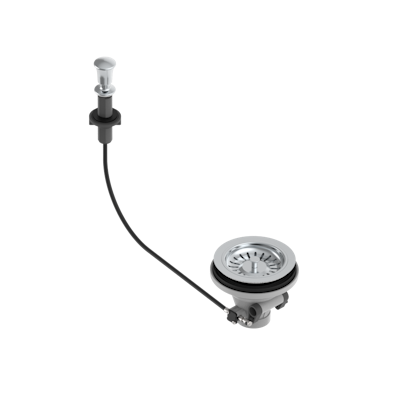 chrome polished strainer