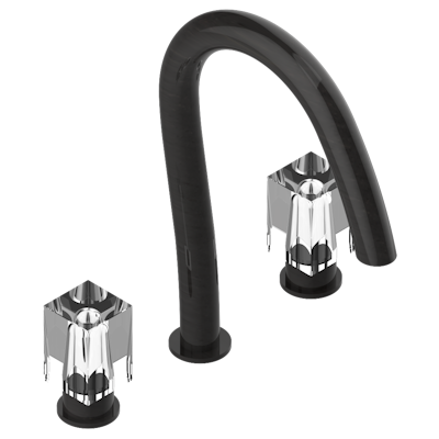 THG Paris Beyond Crystal - Clear Crystal Widespread Lavatory Set with Drain by THG Paris