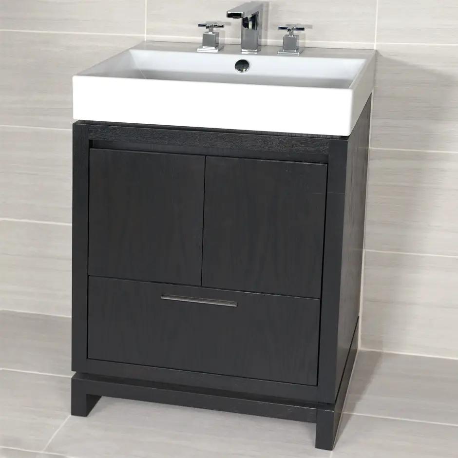 ash gray vanity