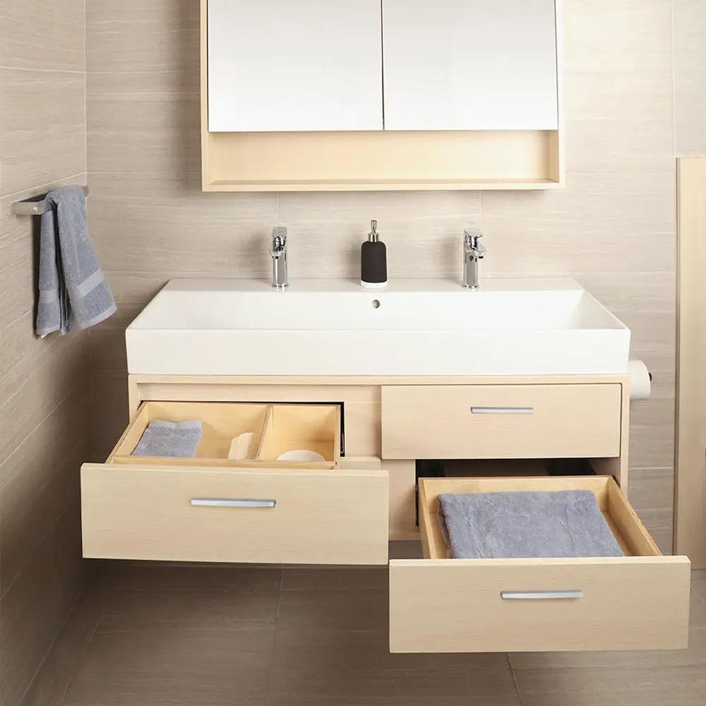 white oak vanity