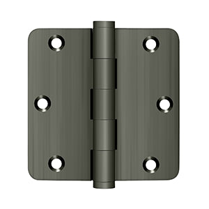 Deltana 3-1/2" x 3-1/2" x 1/4" Radius Hinge, Residential by Deltana