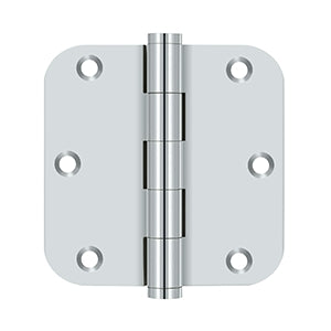 polished chrome hinges