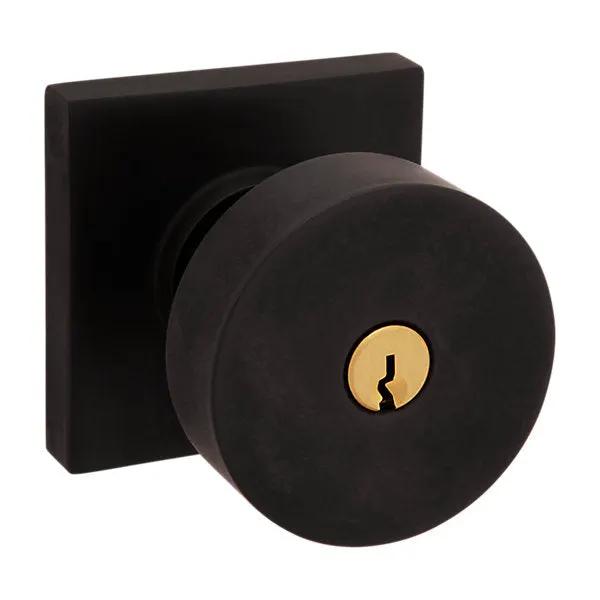 Baldwin Contemporary Knob with Square Rose by Baldwin