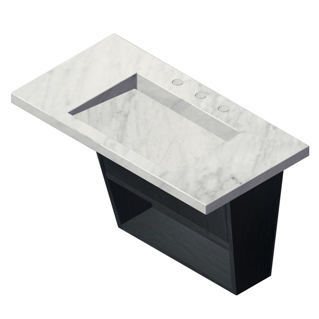 Lacava Libera 34" Wall-Mounted Under-Counter Vanity by Lacava
