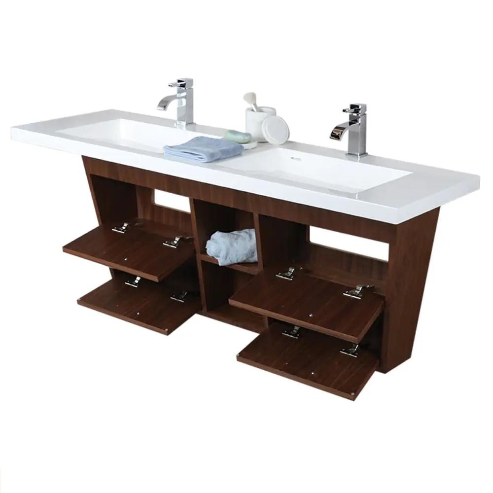 Lacava Libera 56" Wall Mount Under Counter Vanity by Lacava