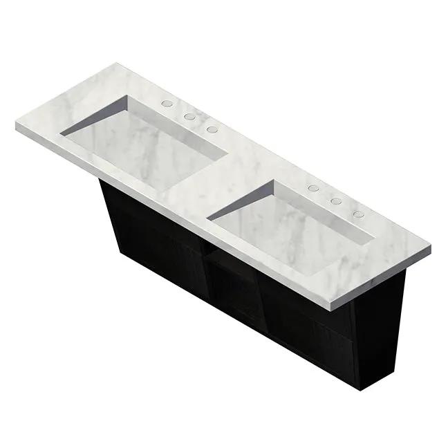 Lacava Libera 56" Wall Mount Under Counter Vanity by Lacava
