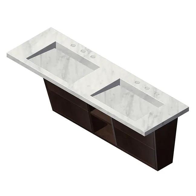 Lacava Libera 56" Wall Mount Under Counter Vanity by Lacava