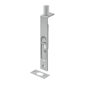 brushed stainless flush bolt