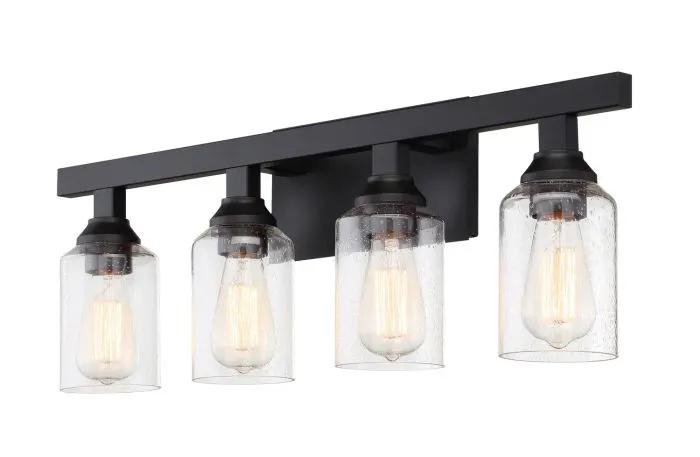 flat black wall sconces