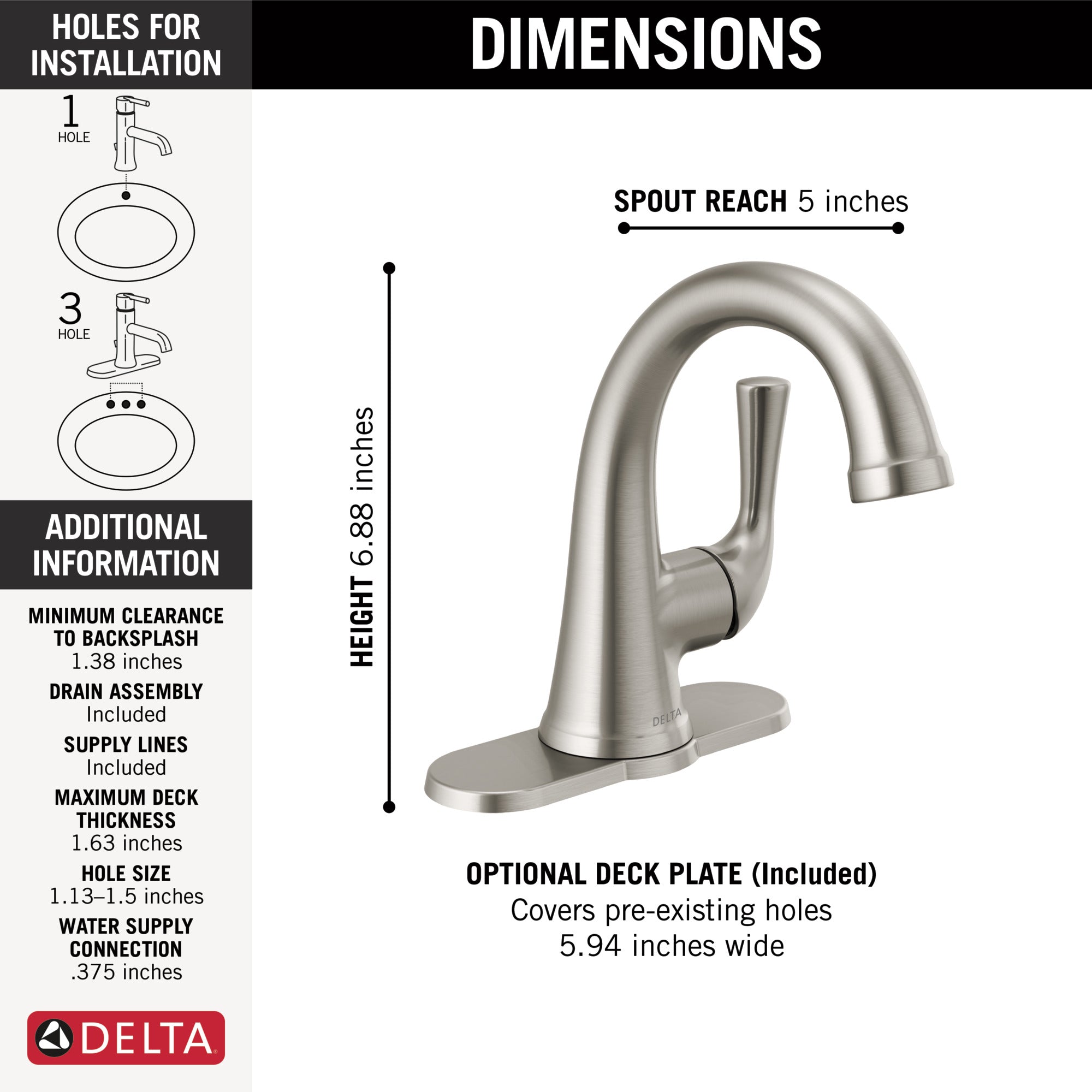 stainless bathroom faucet