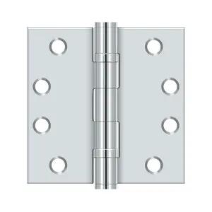 polished chrome hinge