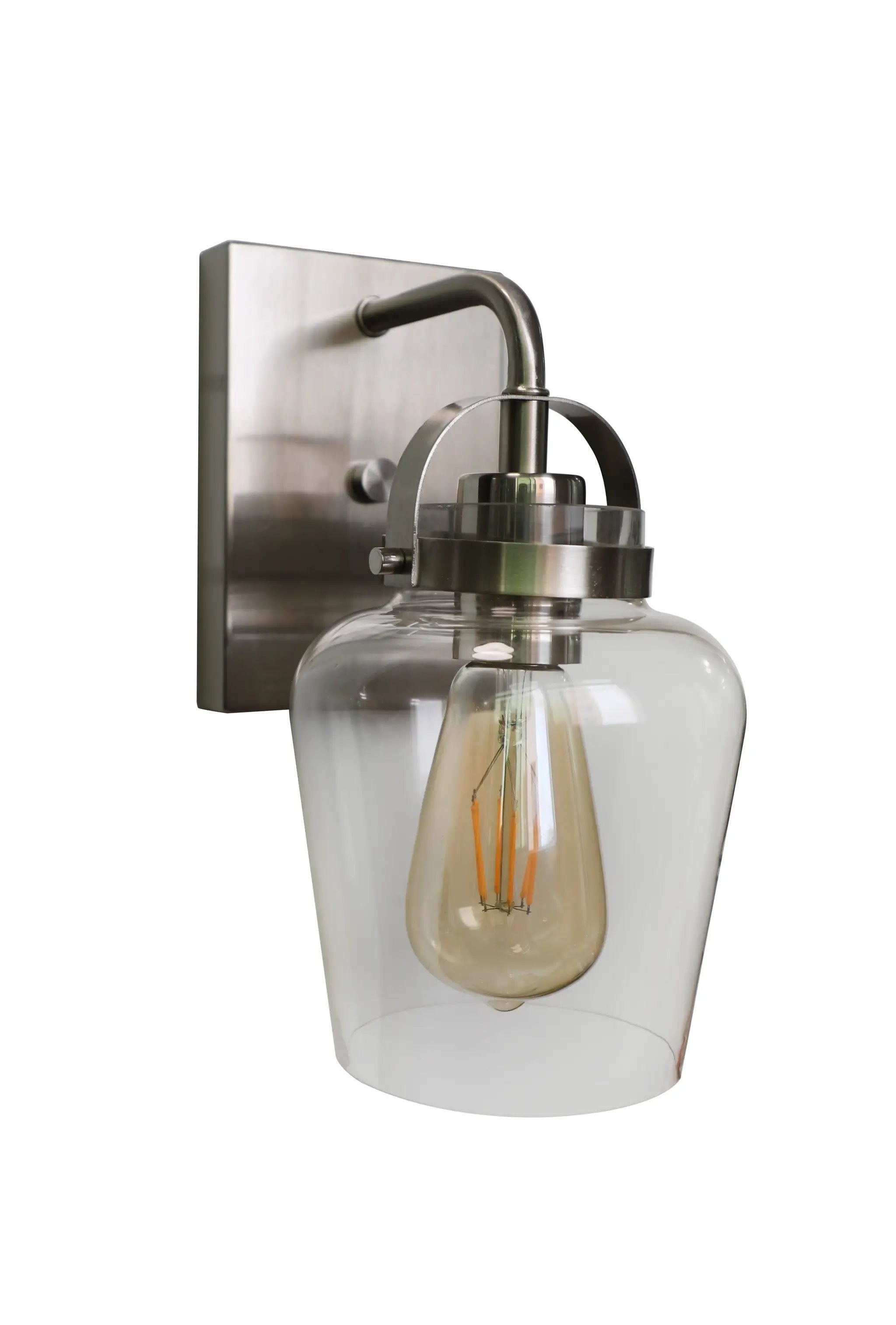 brushed polished nickel wall sconces