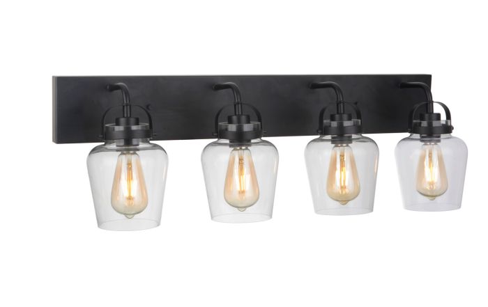 flat black wall sconces