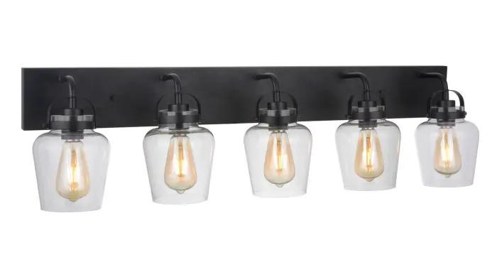 flat black wall sconces