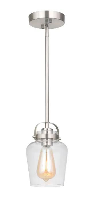brushed polished nickel pendants
