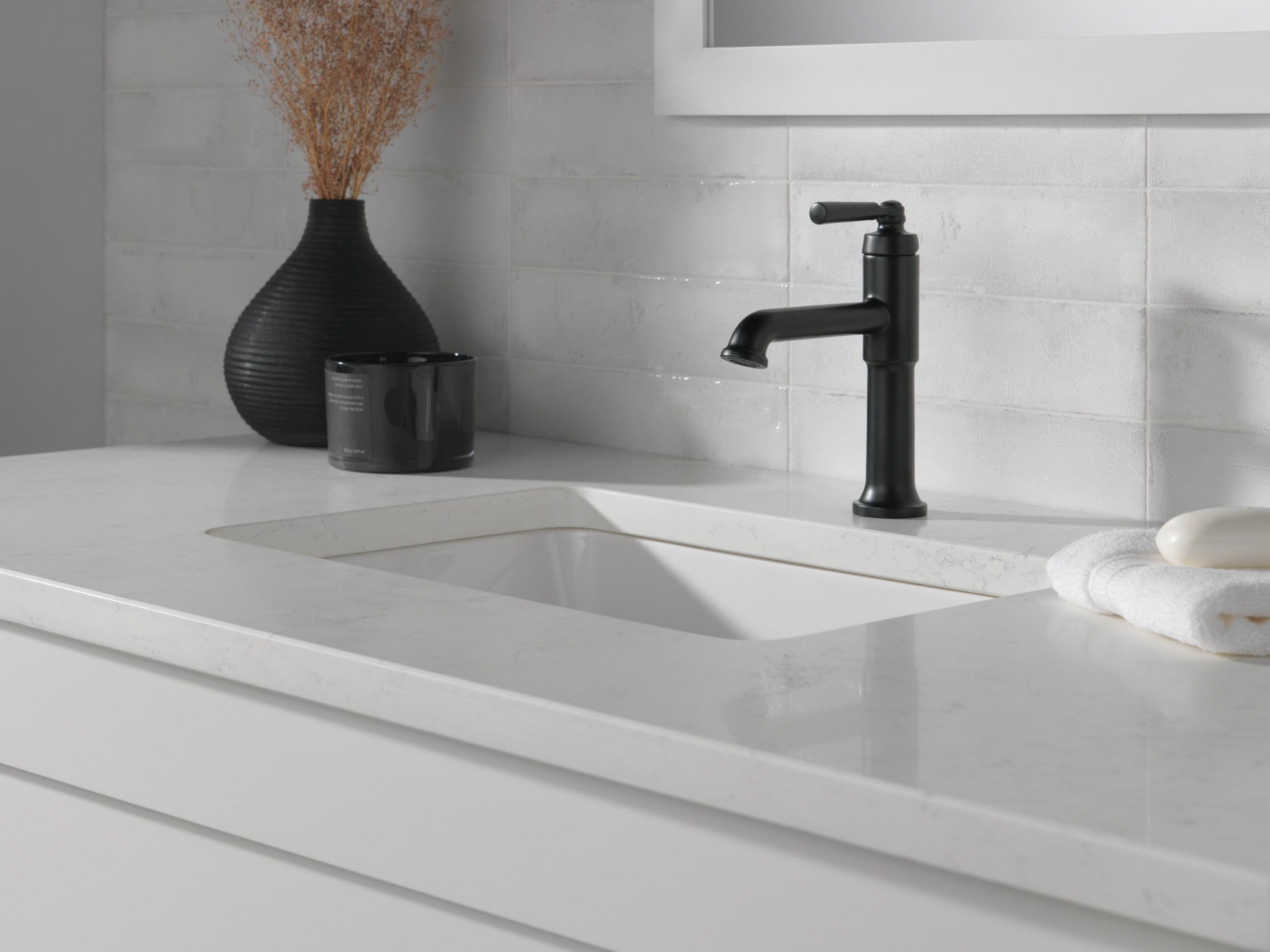 matte black bathroom faucet