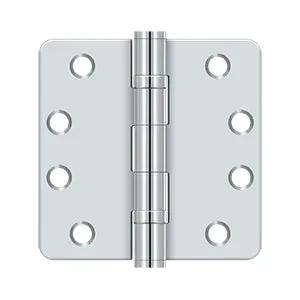 polished chrome hinge