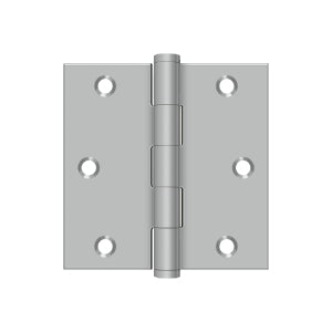 brushed stainless hinge