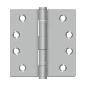 brushed stainless hinge