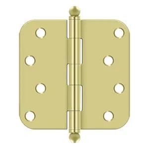 Deltana 4" x 4" x 5/8" Radius Hinge with Ball Tips by Deltana