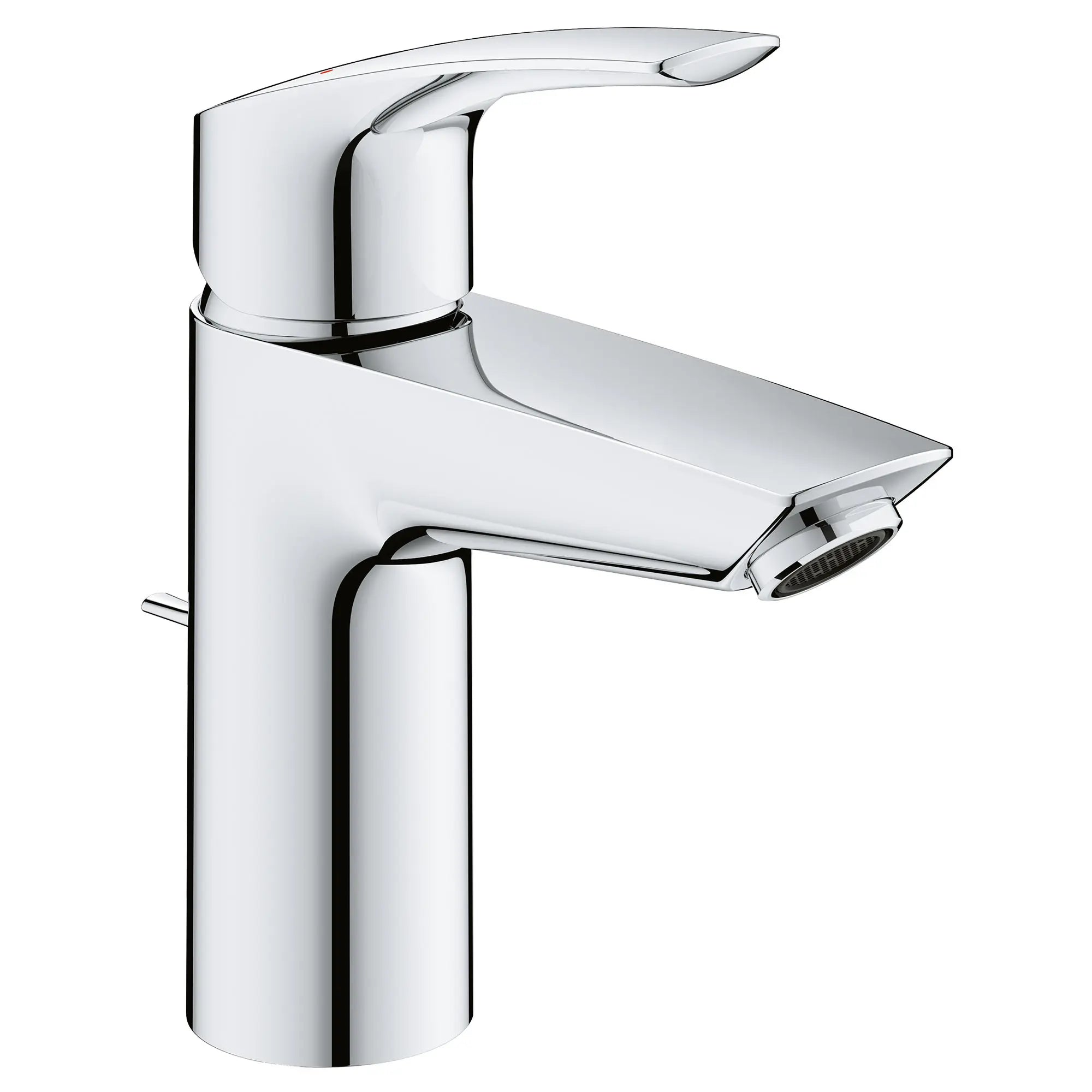 chrome bathroom faucet