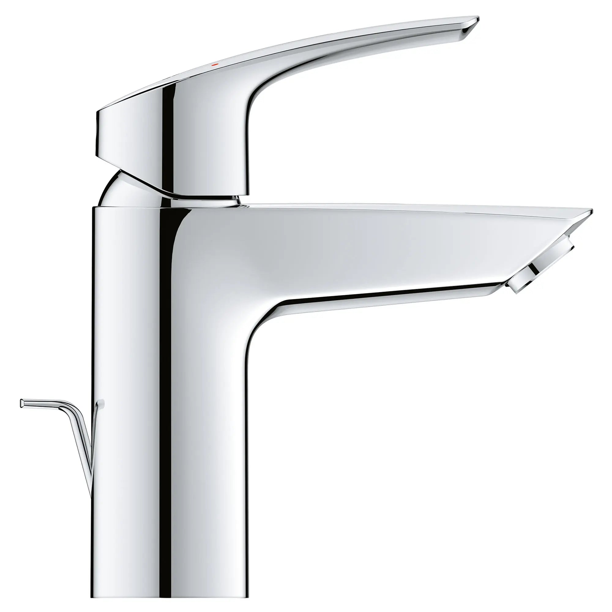 chrome bathroom faucet