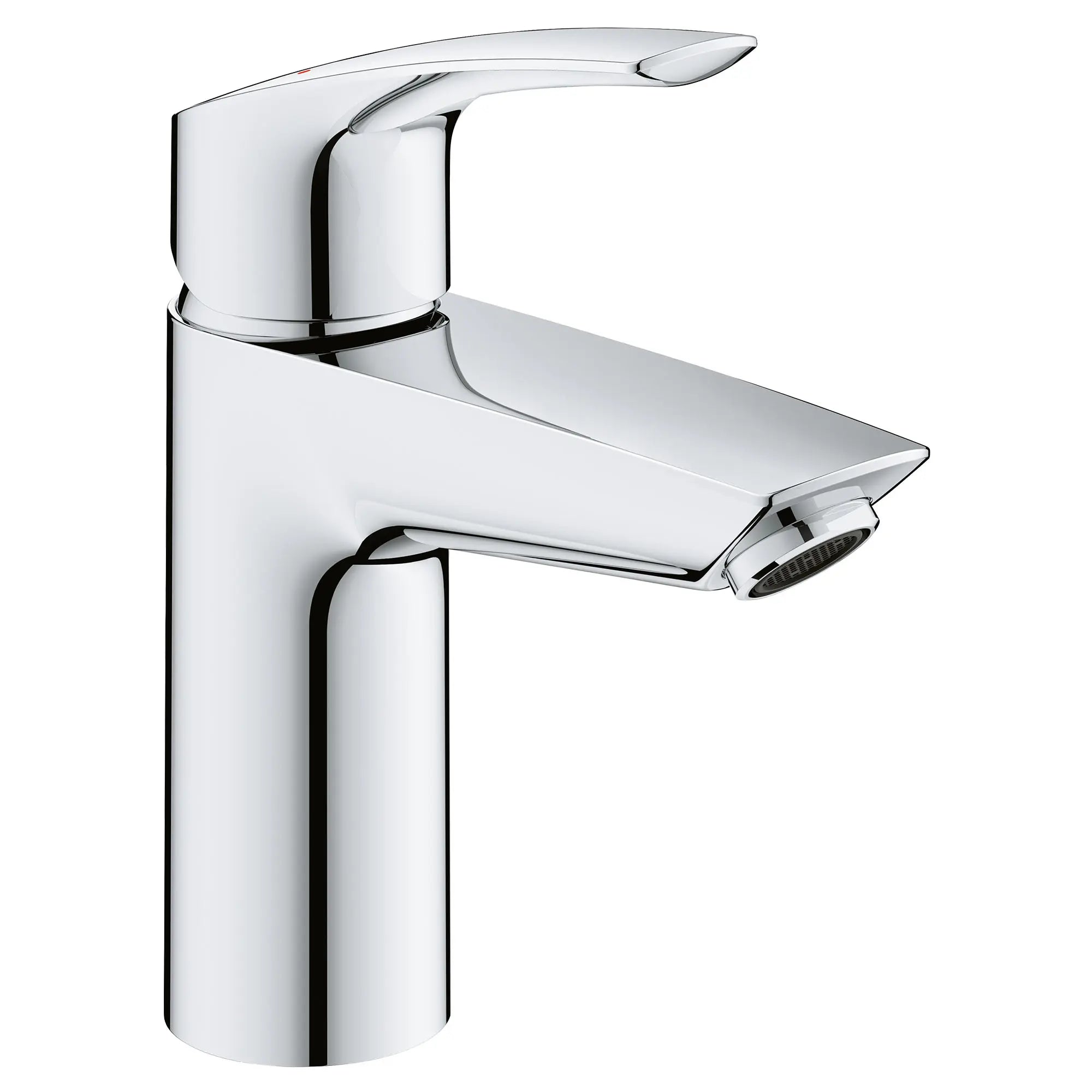 chrome bathroom faucet