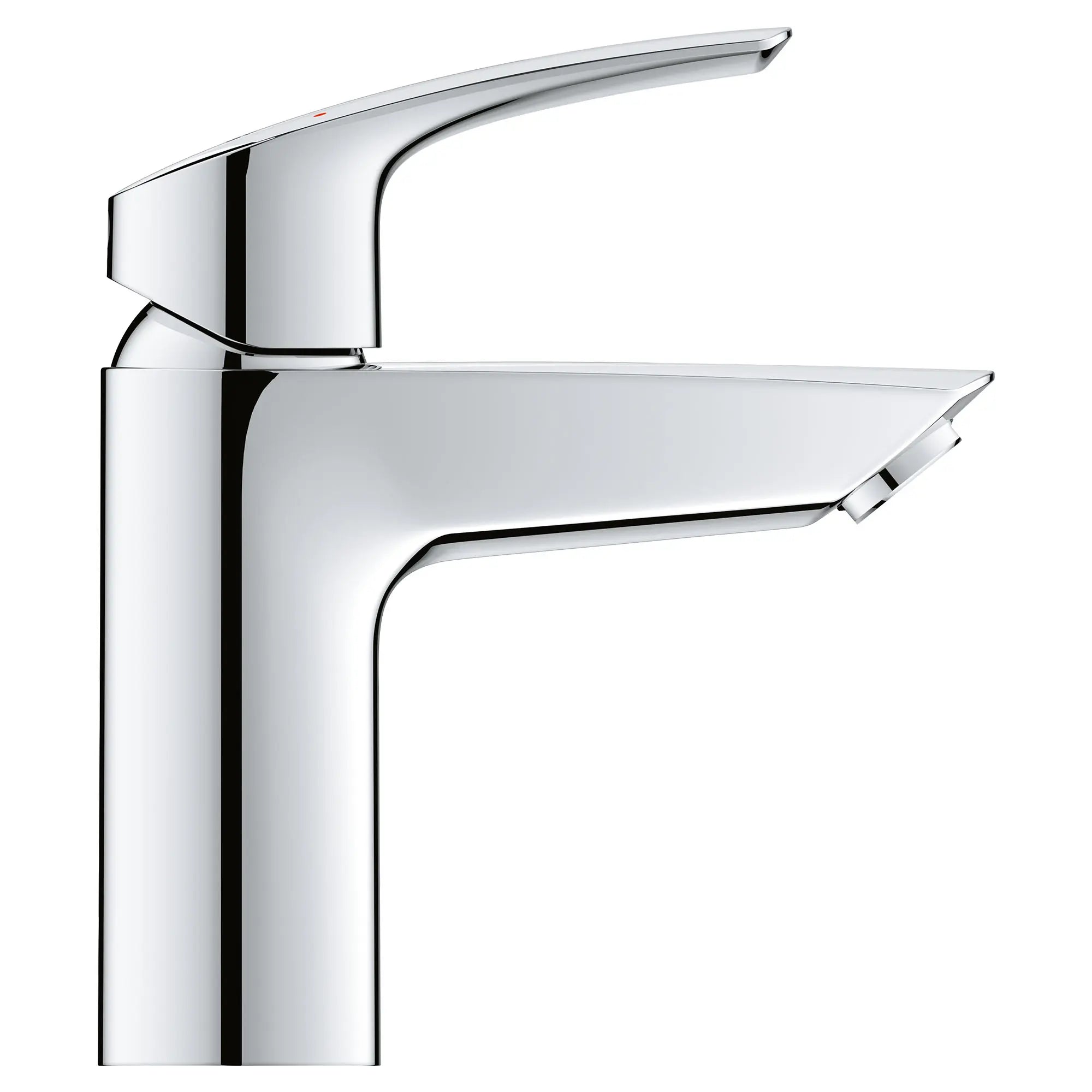 chrome bathroom faucet