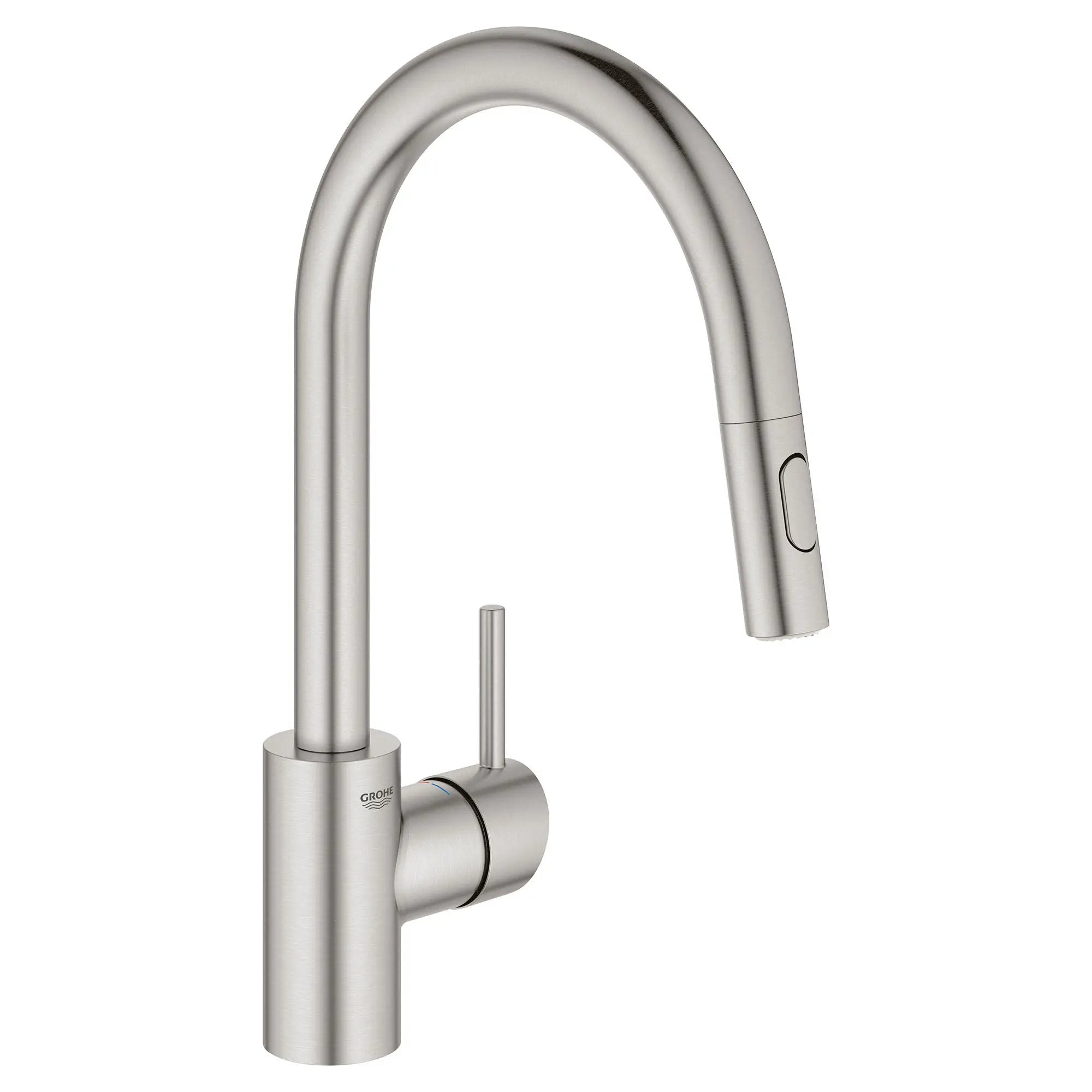 Grohe Concetto Single-Handle Pull-Down Kitchen Faucet Dual Spray 1.75 GPM by Grohe