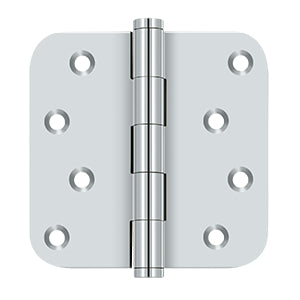 polished chrome hinges