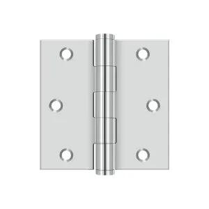polished stainless hinge