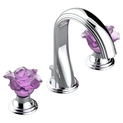chrome polished faucet