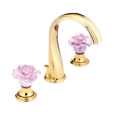 THG Paris Rose Widespread Lavatory Set with Drain by THG Paris