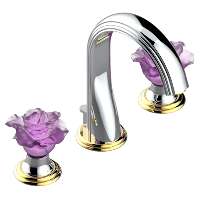 THG Paris Rose Widespread Lavatory Set with Drain by THG Paris