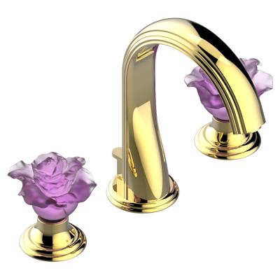 THG Paris Rose Widespread Lavatory Set with Drain by THG Paris