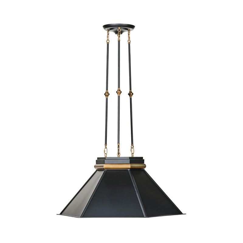 heritage black/heritage bronze pendant light