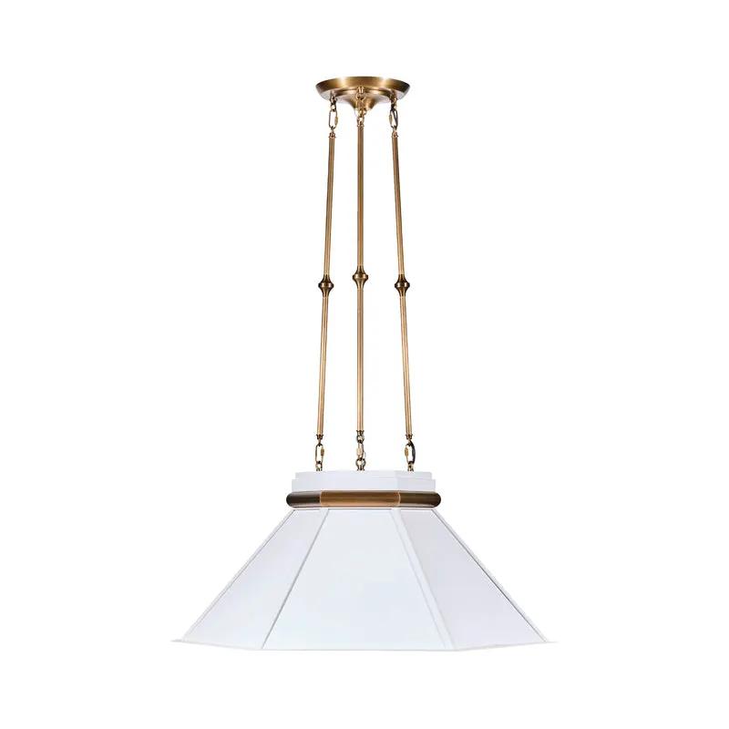 heritage white/heritage bronze pendant light