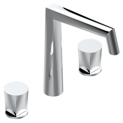 chrome polished faucet
